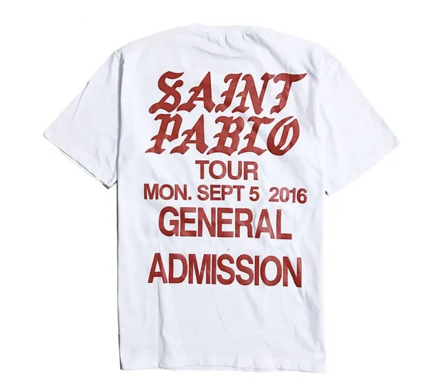 Kanye West Saint Pablo Tour Tshirt